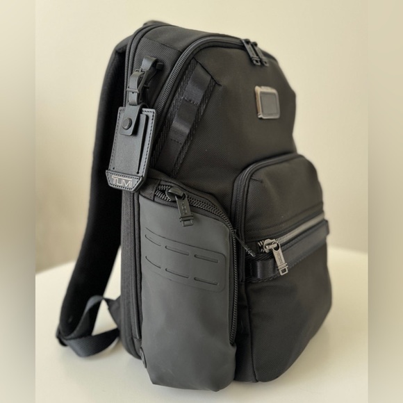 Tumi Alpha Bravo Navigation Backpack, Black - Picture 2 of 14